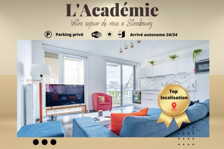 L’Académie – Golden Tree – Parking Privé – Wifi