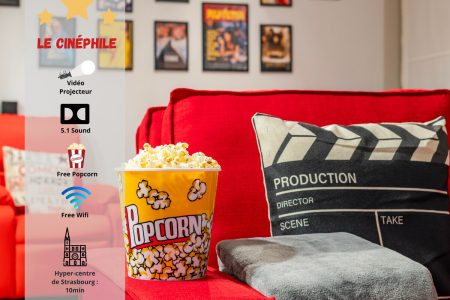 Le Cinéphile – Séjour insolite – Popcorn – HD Projo – Son 5.1