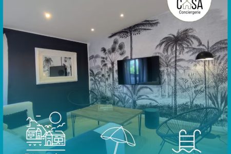 T5/Jardin+Terrasse+Accès Piscines « U Perfettu »
