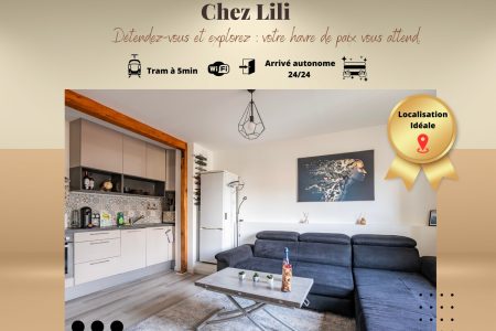 Chez Lili – Centre, Tram 5 min – WiFi