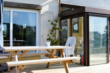 La maison penchée, avec jardin à 50m de la plage