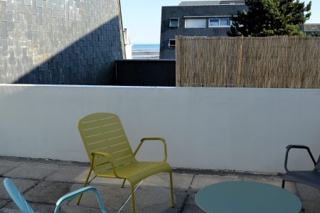 Le Haveneau, grande terrasse à 100m de la plage