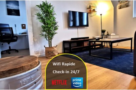 ReimsAppart, Idéal Voyage d’affaires *Wifi rapide *Parking facile